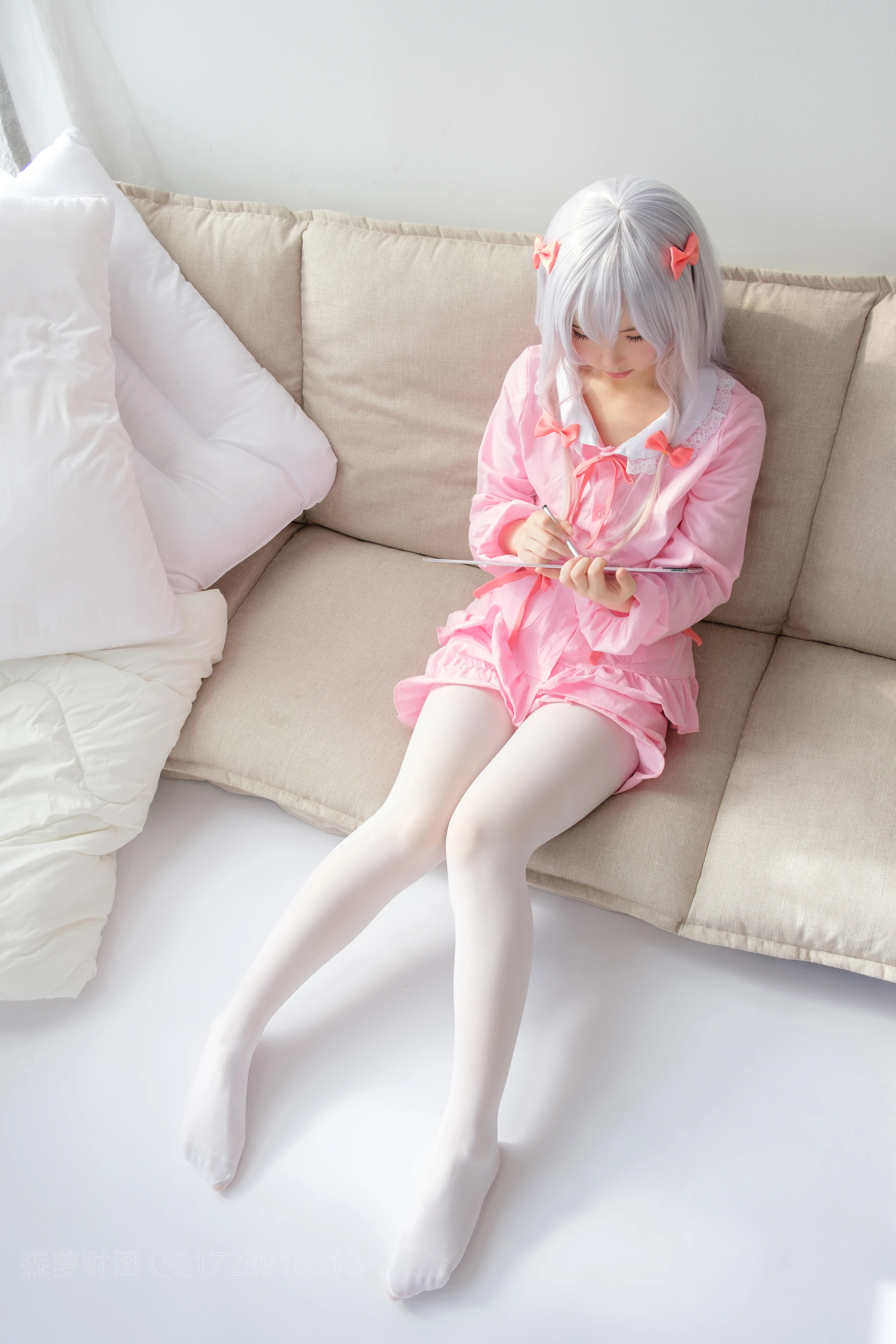 森萝财团 [ALPHA-015] 粉衣白丝 [102P]插图7